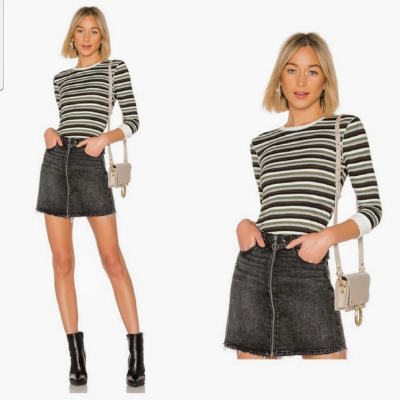 Free People "Good On You Army" 3/4 Sleeve … - Picture 3 of 7